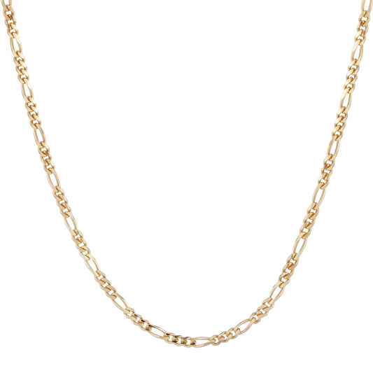 Argento Recycled Gold Figaro Chain Necklace