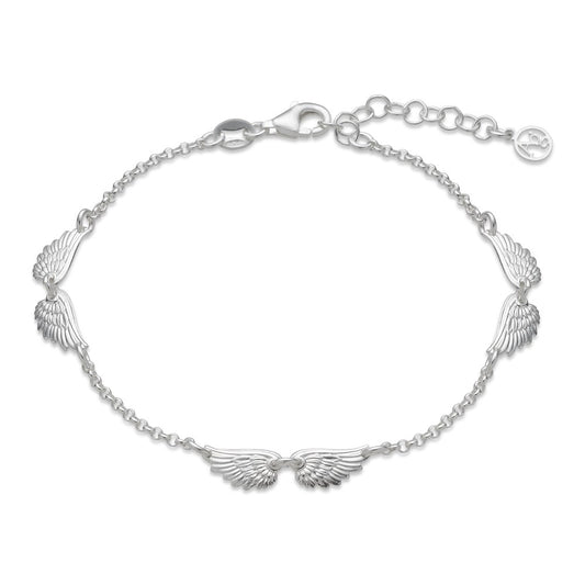 Argento Recycled Silver Angel Wings Bracelet