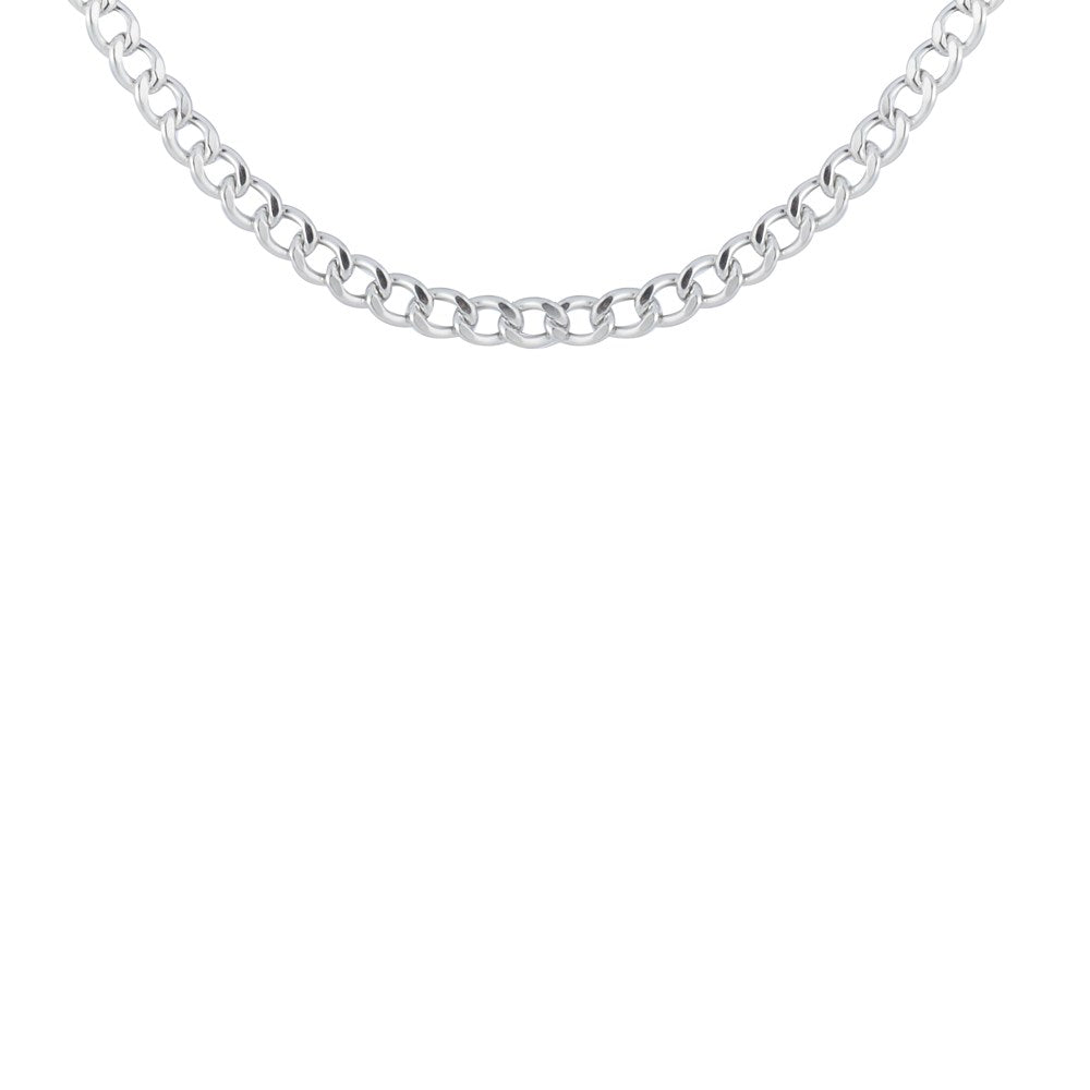 Argento Recycled Silver Classic Curb Chain Necklace