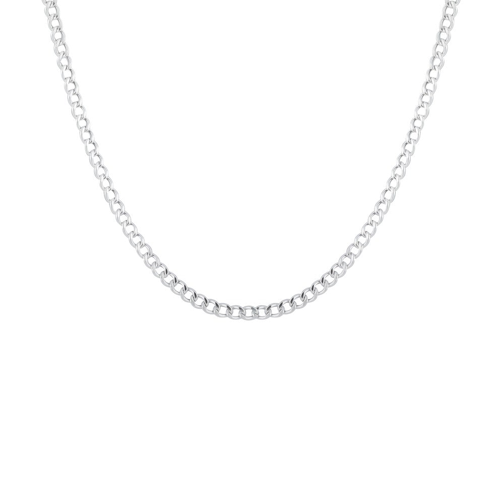 Argento Recycled Silver Classic Curb Chain Necklace