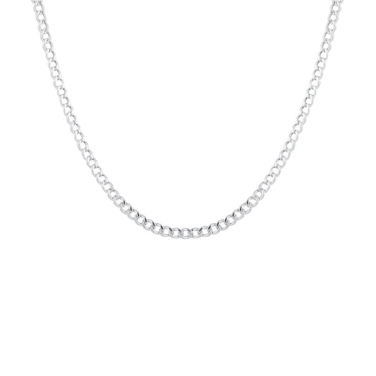 Argento Recycled Silver Classic Curb Chain Necklace