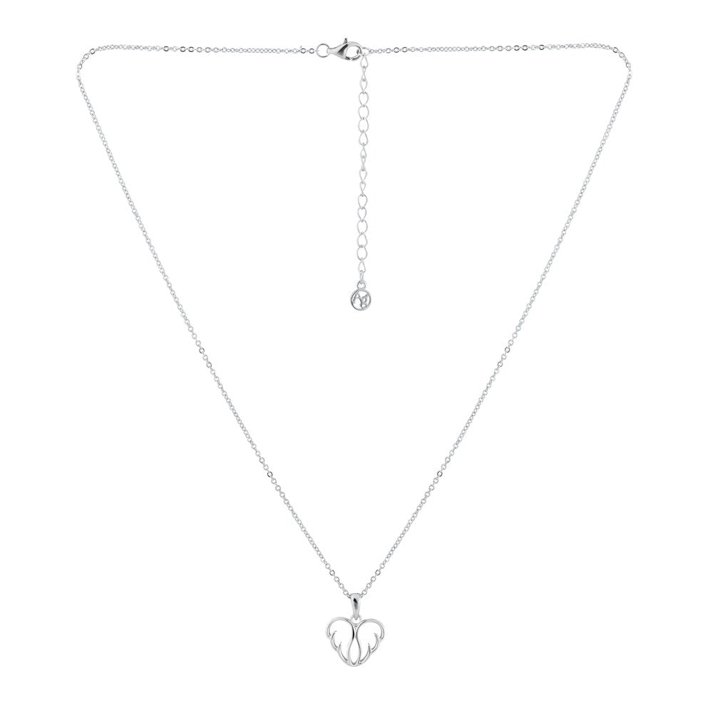 Argento Silver Angel Wing Necklace