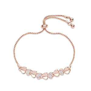 August Woods Crystal Heart Pull Bracelet