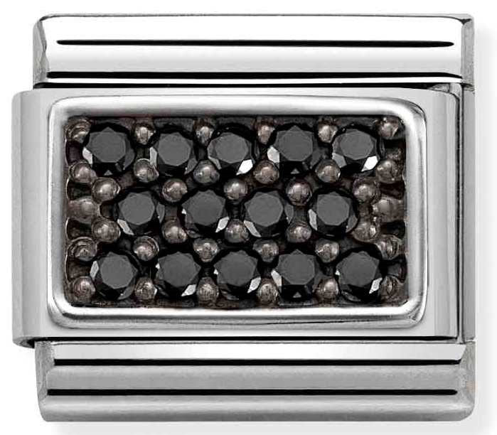 Nomination Black Crystal Pavé Charm 