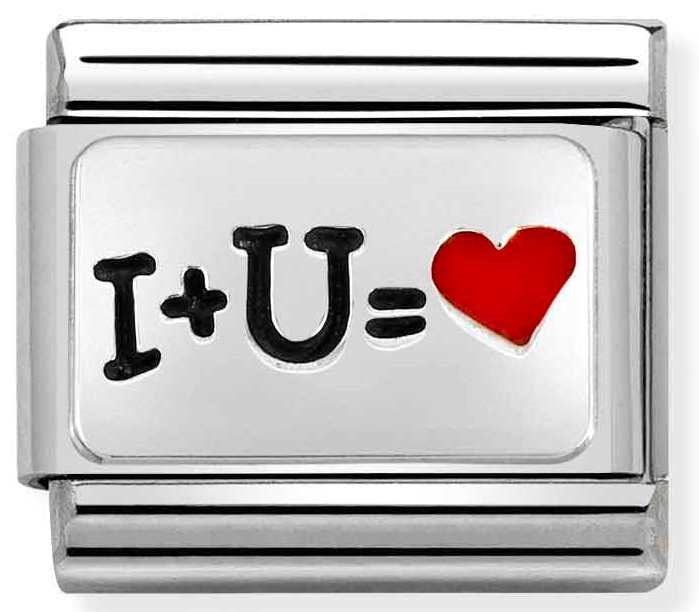 Nomination I Love You Equation Charm 
