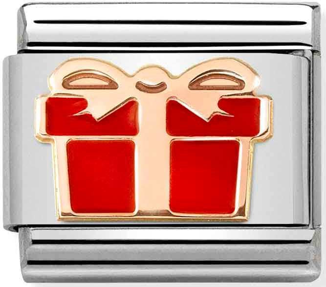 Nomination Red Gift Present Charm 