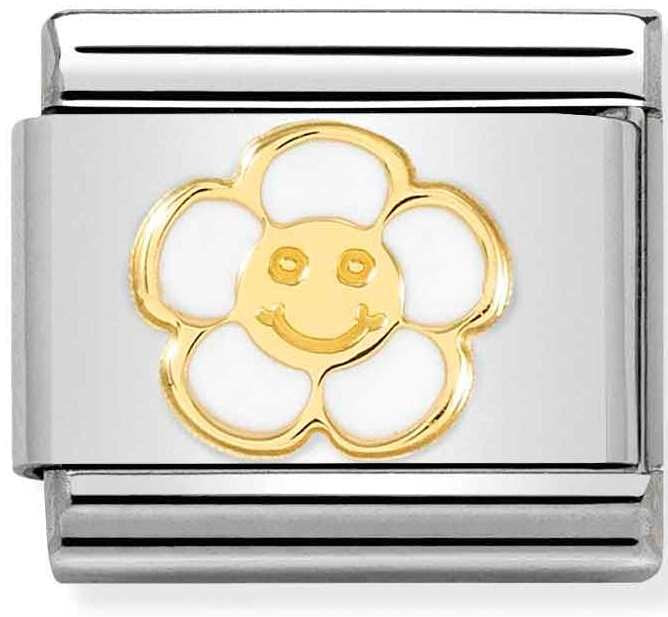 Nomination Smiley Flower Charm 