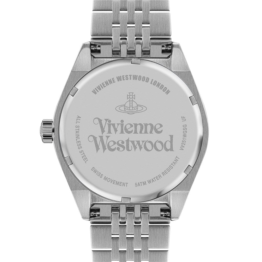 Vivienne Westwood Lady Sydenham Grey Bracelet Watch
