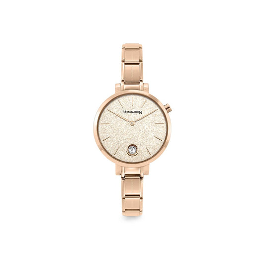 Nomination Paris Pink Glitter Watch