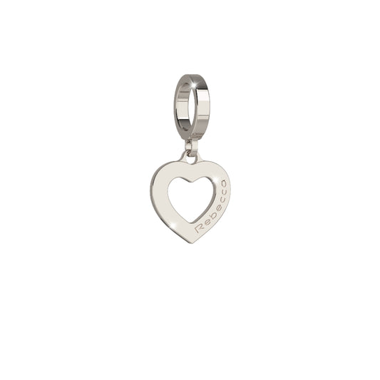 Rebecca Silver I Love You Heart Charm