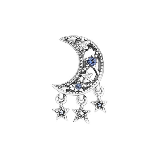 Pandora Star & Crescent Moon Charm