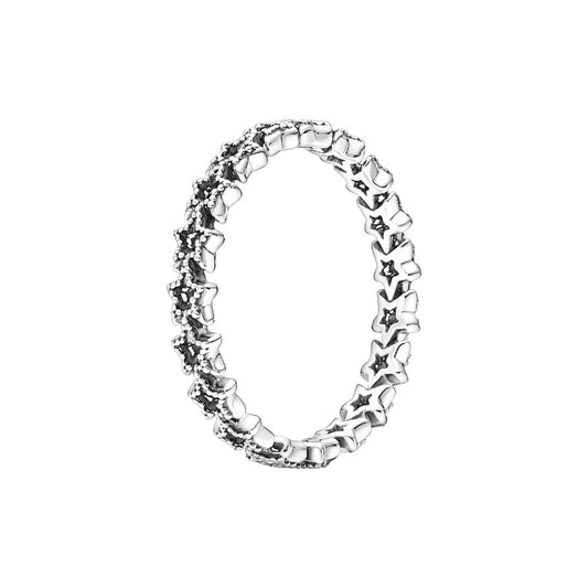 Pandora Band of Asymmetric Stars Ring