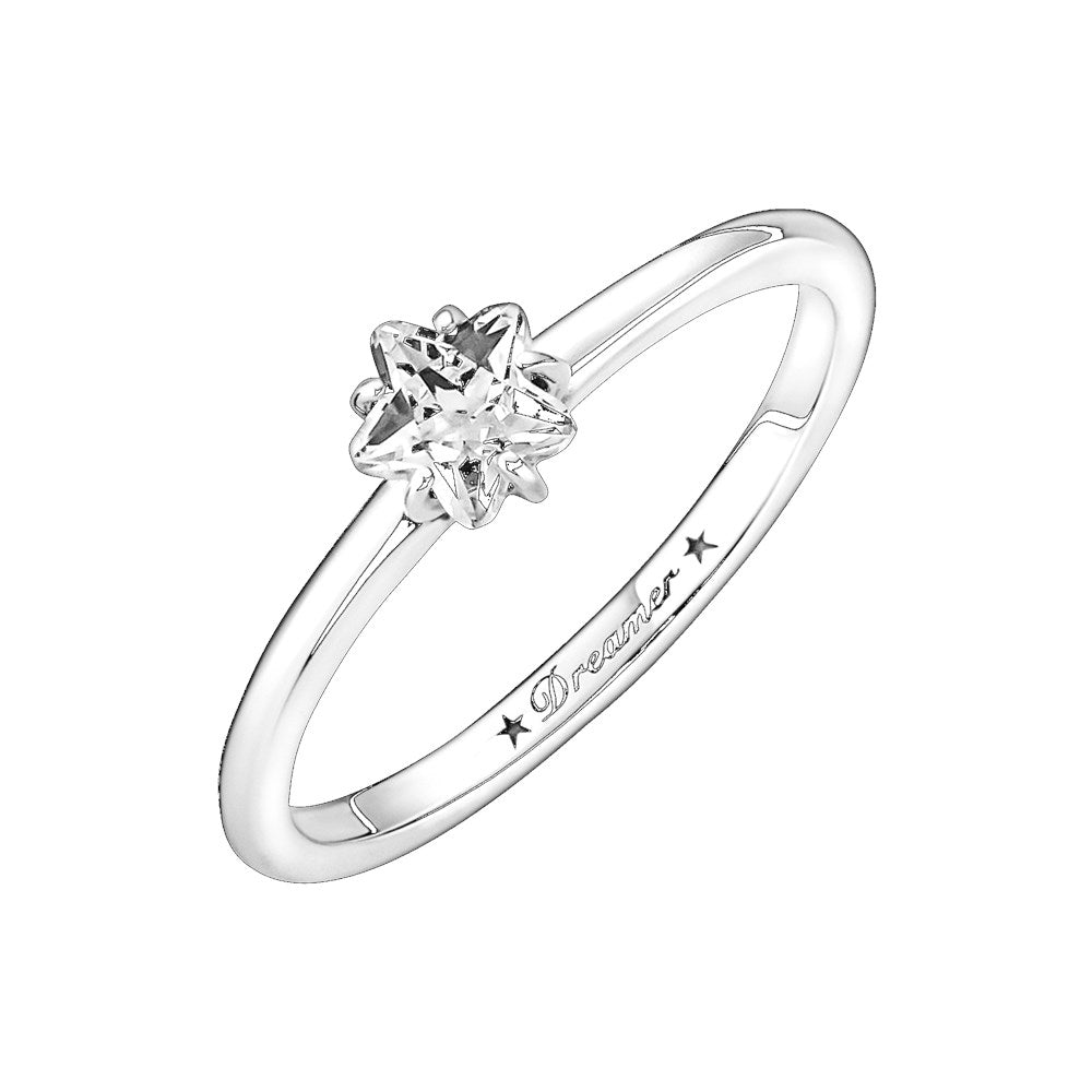 Pandora Celestial Sparkling Star Solitaire Ring