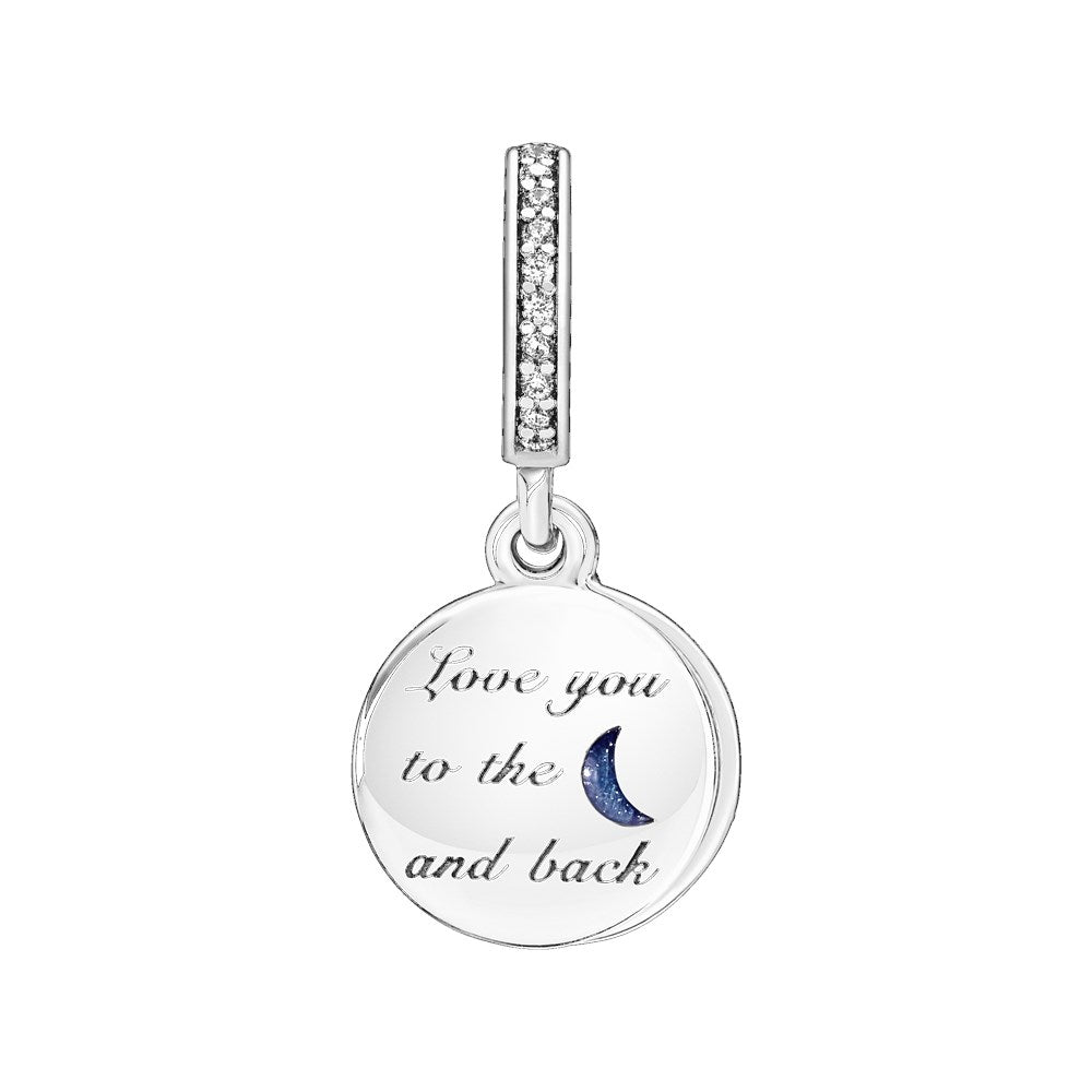 Pandora Double Dangle Tree & Galaxy Moon Charm