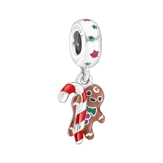 Pandora Gingerbread Man Dangle Charm