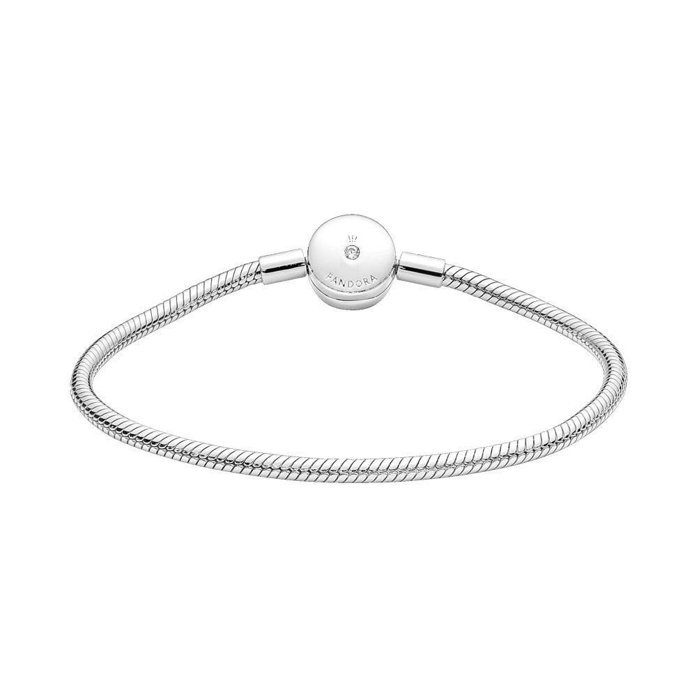 Pandora Moments Halo Snake Chain Bracelet