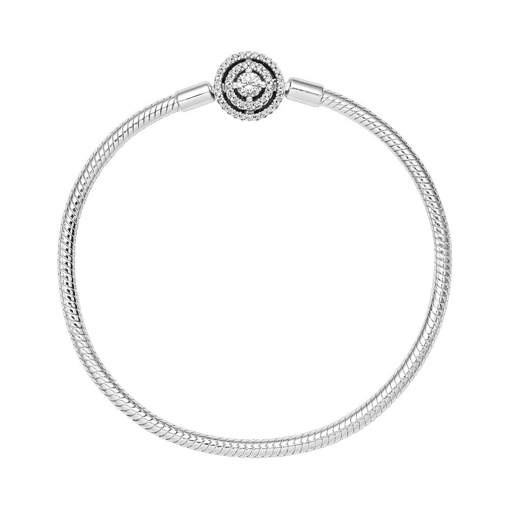 Pandora Moments Halo Snake Chain Bracelet