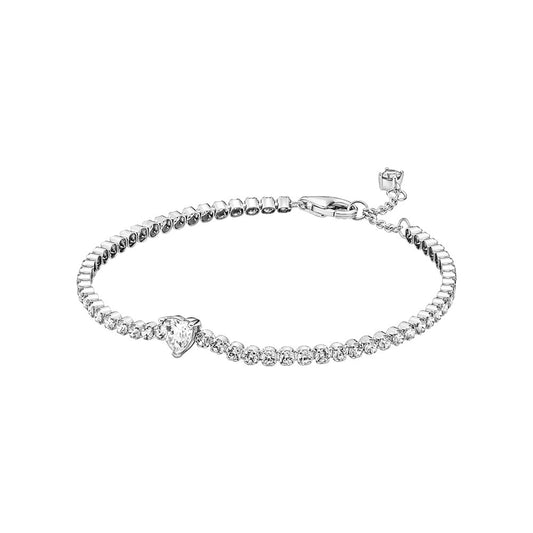 Pandora Sparkling Heart Tennis Bracelet