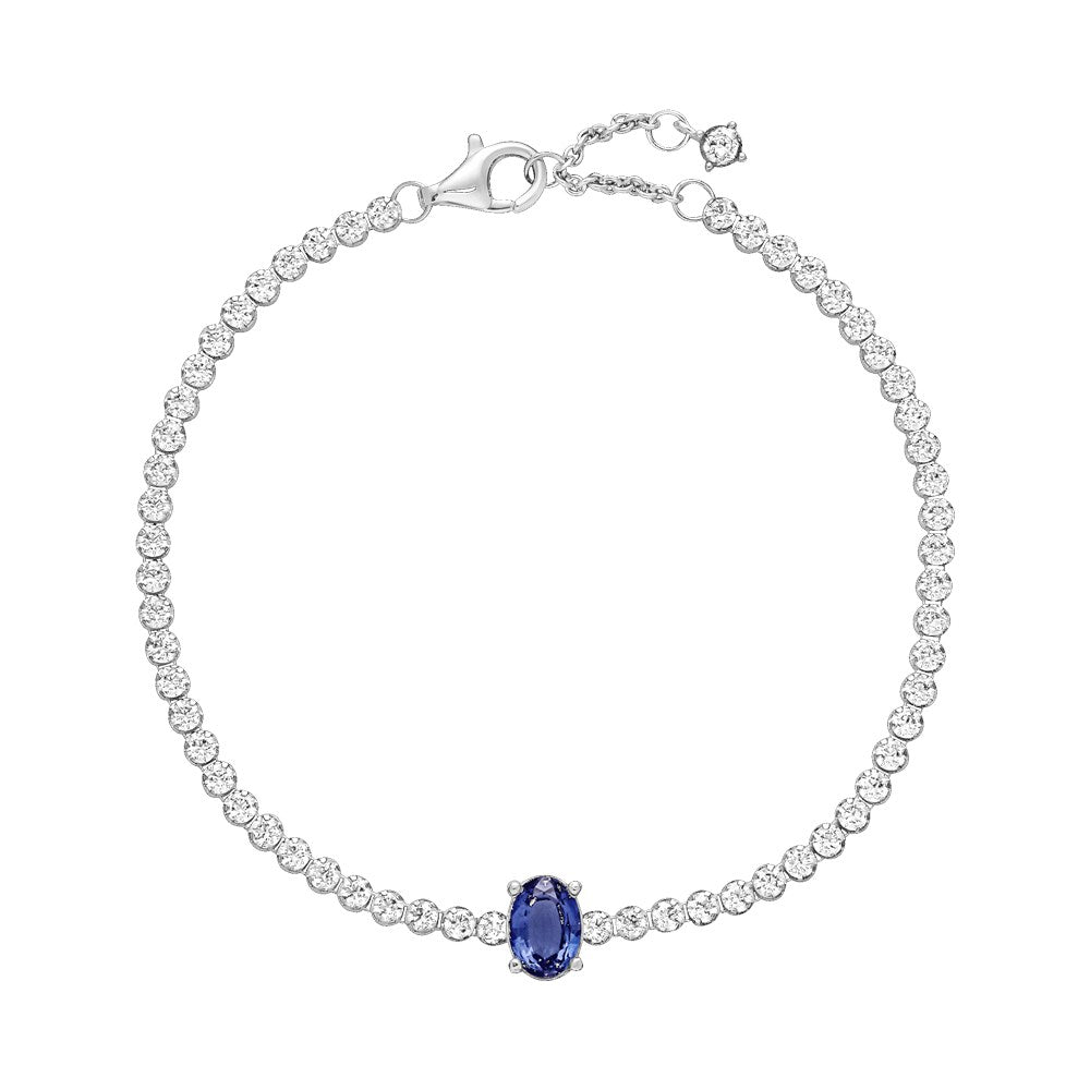 Pandora Sparkling Two-Tone Tennis Bracelet