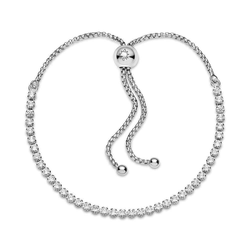 Pandora Sparkling Slider Tennis Bracelet
