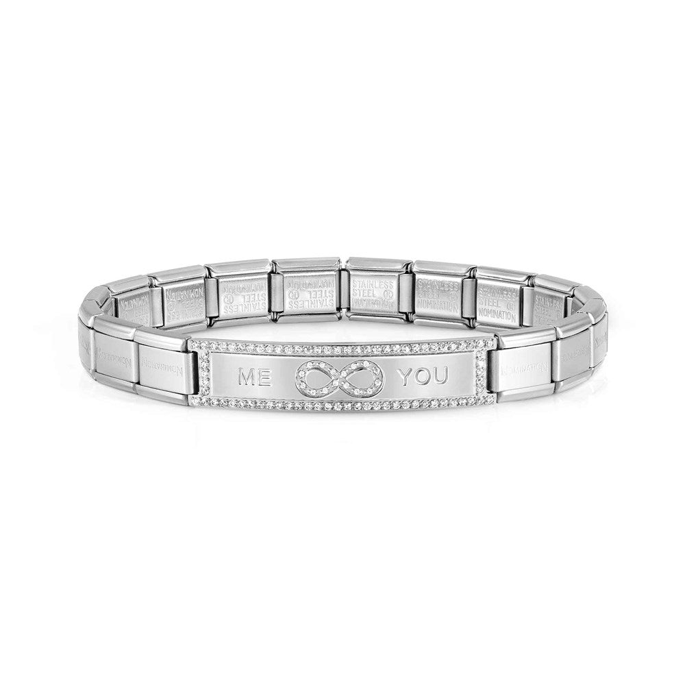 Nomination Trendsetter New York Silver Infinity Bracelet 