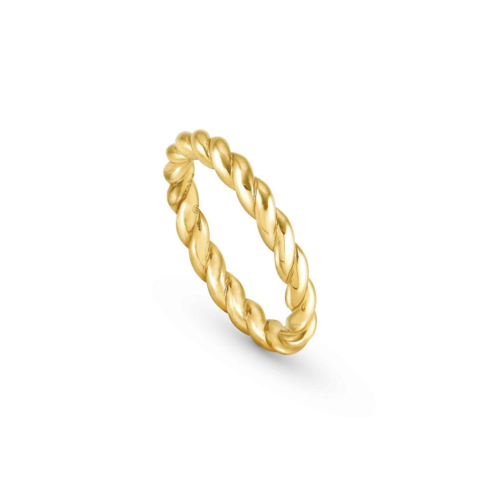 Nomination Endless Gold Rope Ring Size 55