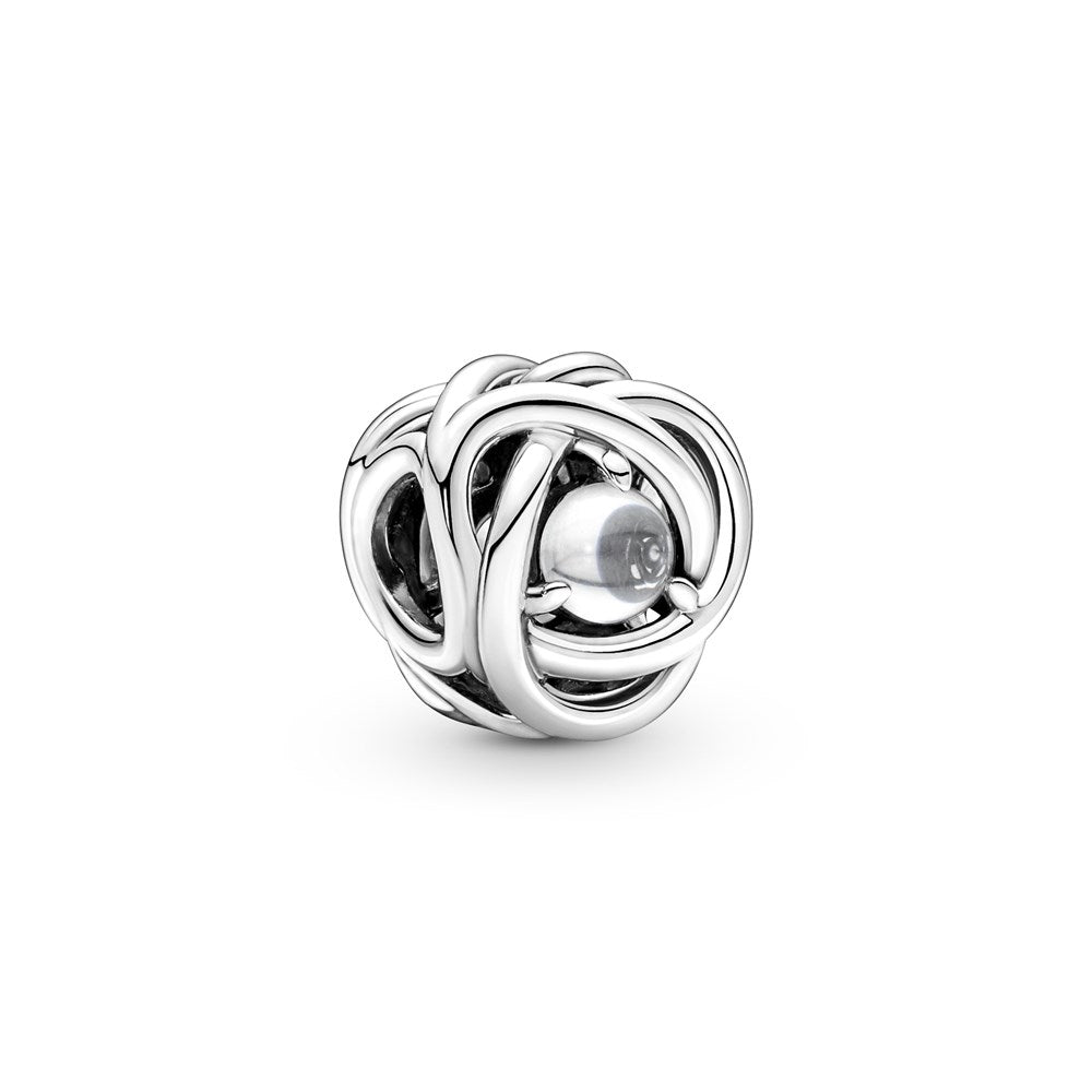 Pandora April Eternity Birthstone Charm