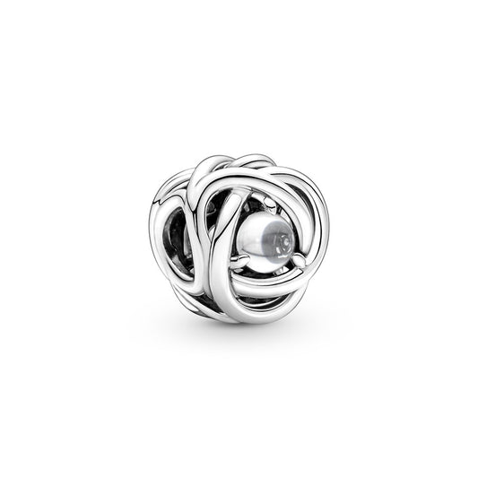 Pandora April Eternity Birthstone Charm