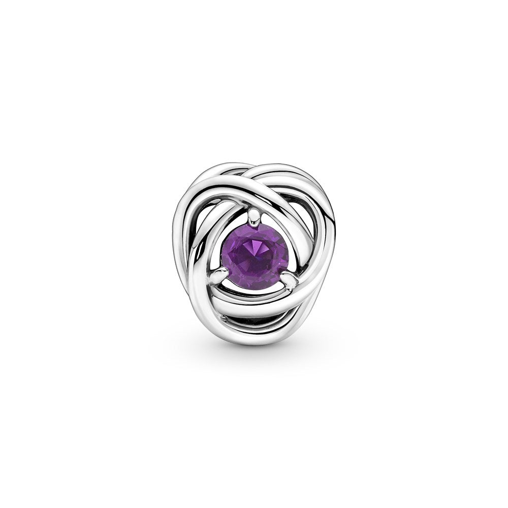 Pandora February Eternity Birthstone Charm