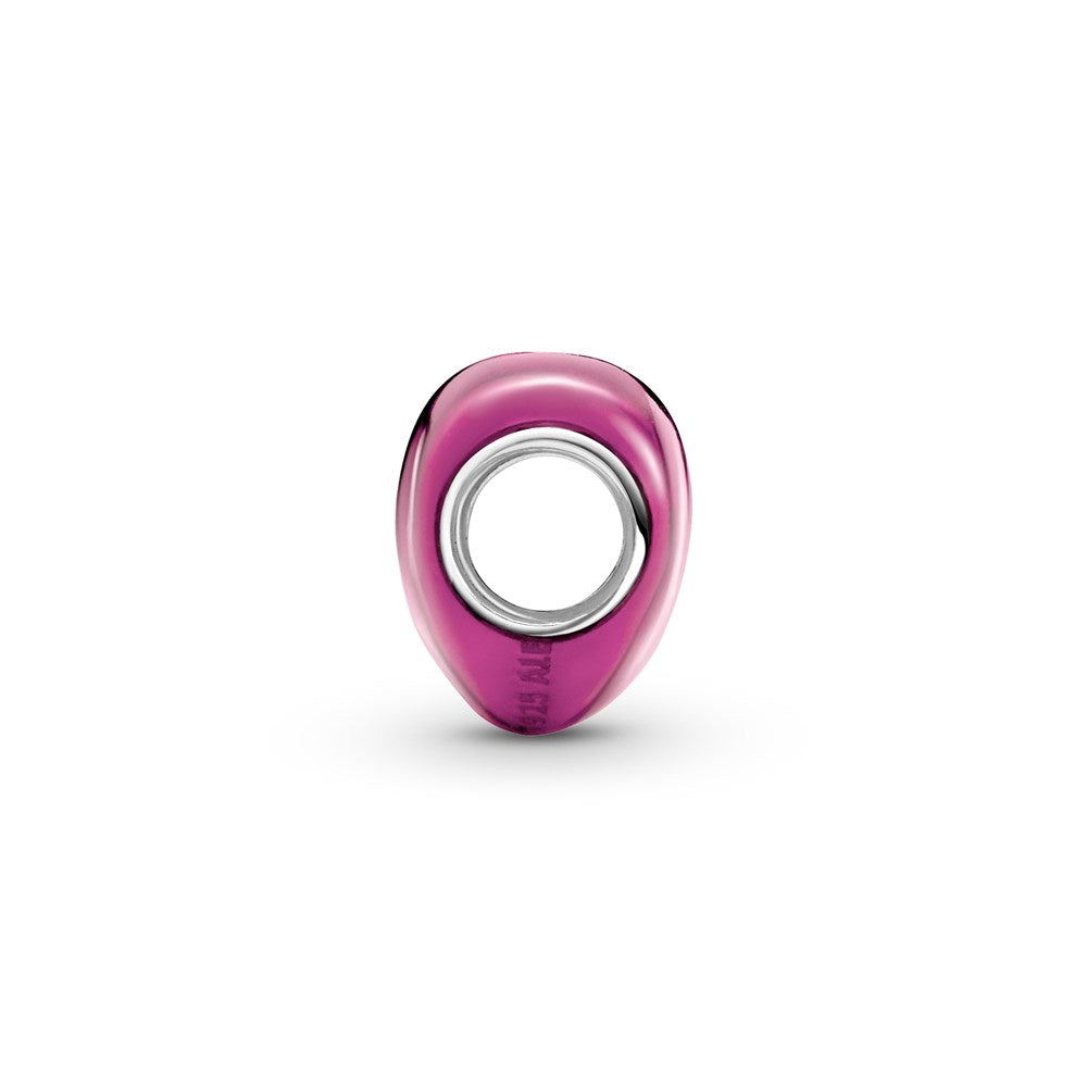 Pandora Pink Enamel Heart Charm 