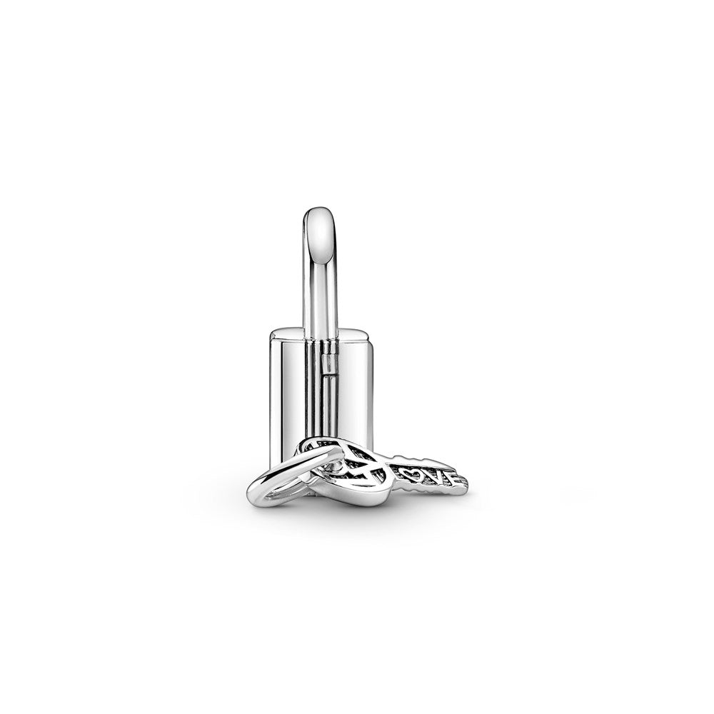 Pandora Silver Padlock & Key Charm