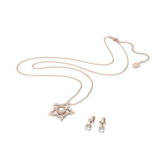 Swarovski Rose Gold Stella Star Set