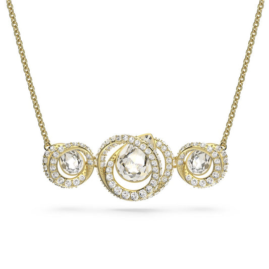 Swarovski Generation Gold Bar Necklace