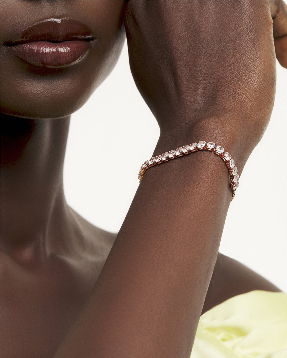 Ted Baker Rose Gold Icon Crystal Bracelet
