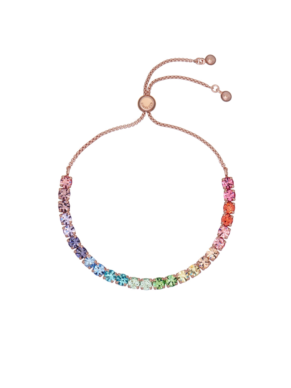 Ted Baker Rose Gold Icon Rainbow Crystal Bracelet 