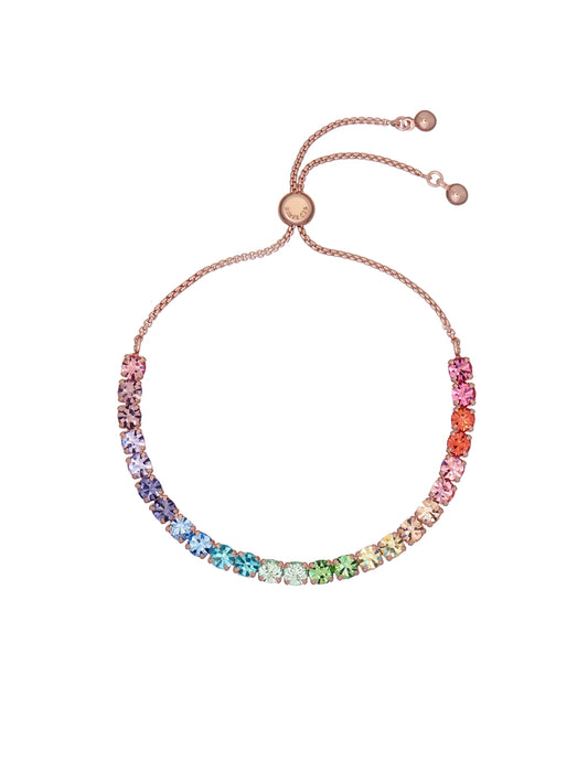 Ted Baker Rose Gold Icon Rainbow Crystal Bracelet 