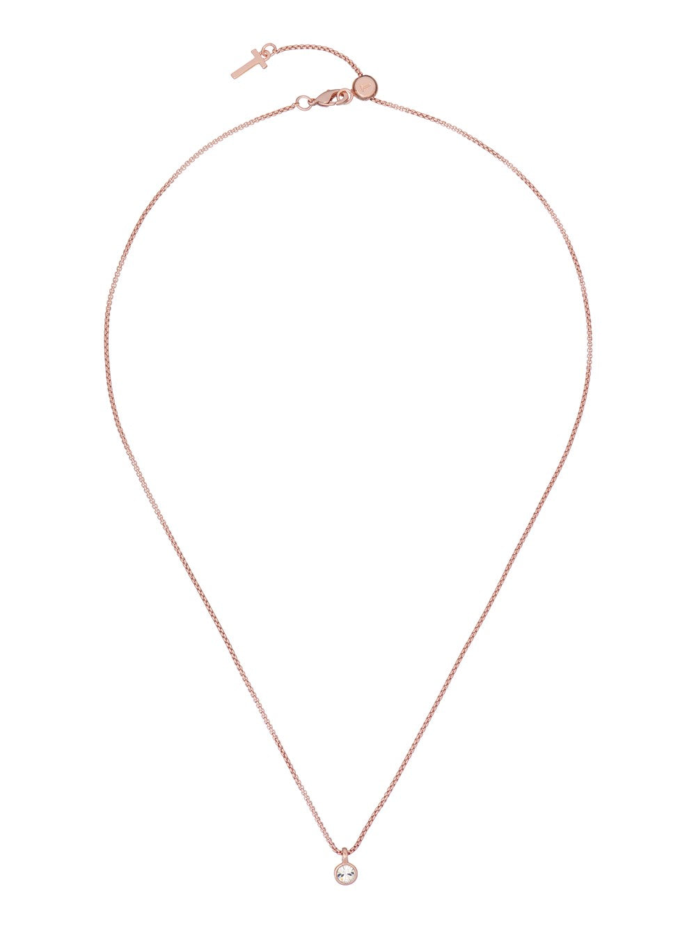 Ted Baker Rose Gold Crystal Necklace