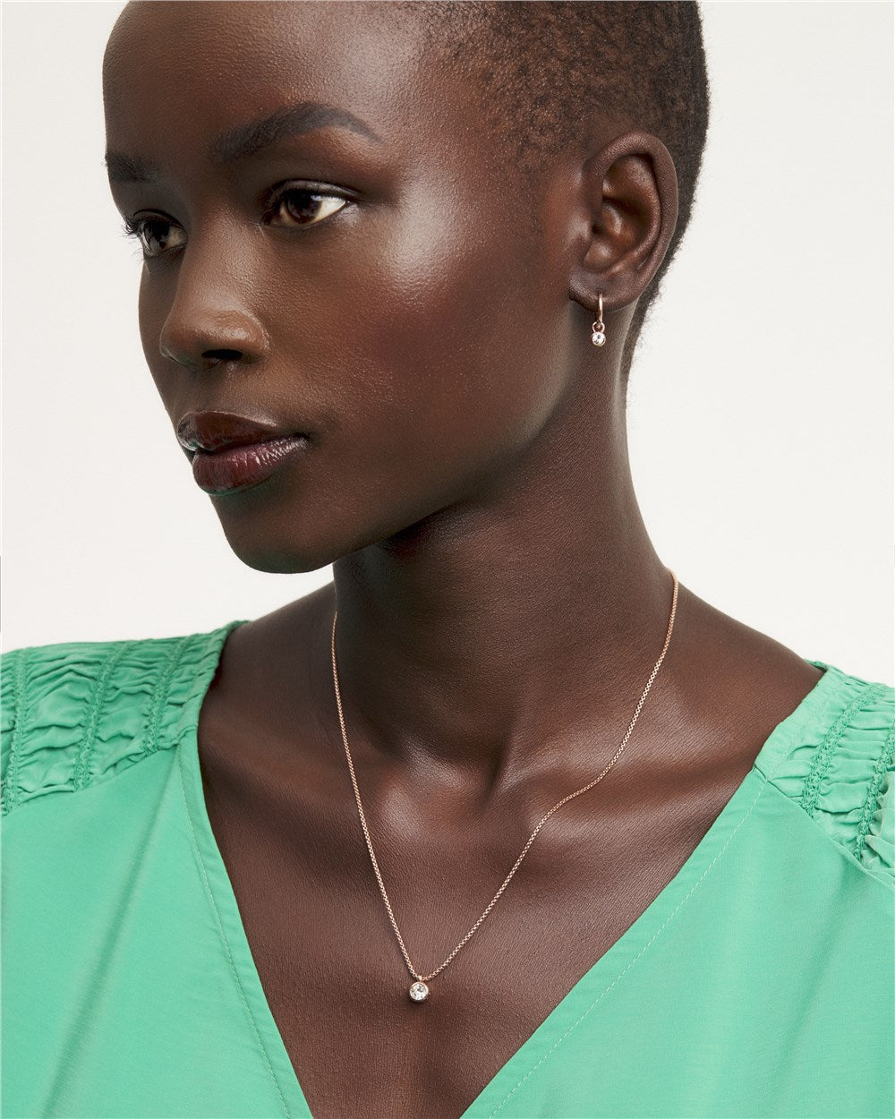 Ted Baker Rose Gold Crystal Necklace