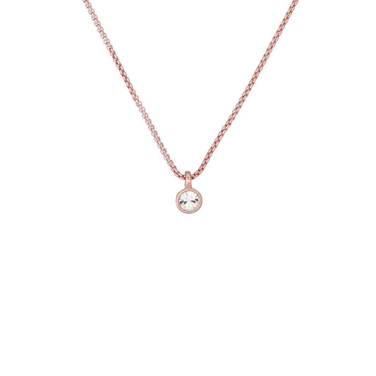 Ted Baker Rose Gold Crystal Necklace