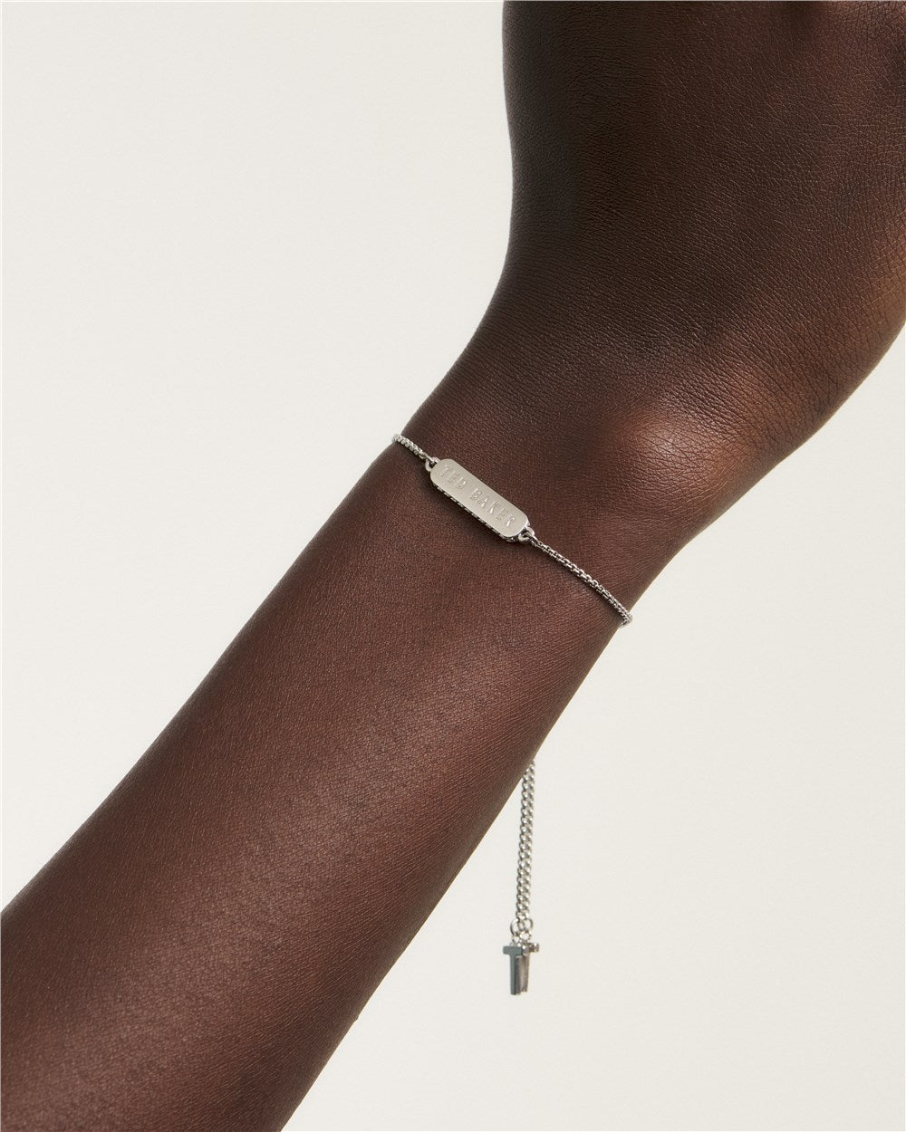 Ted Baker Silver Sparkle Bar Bracelet