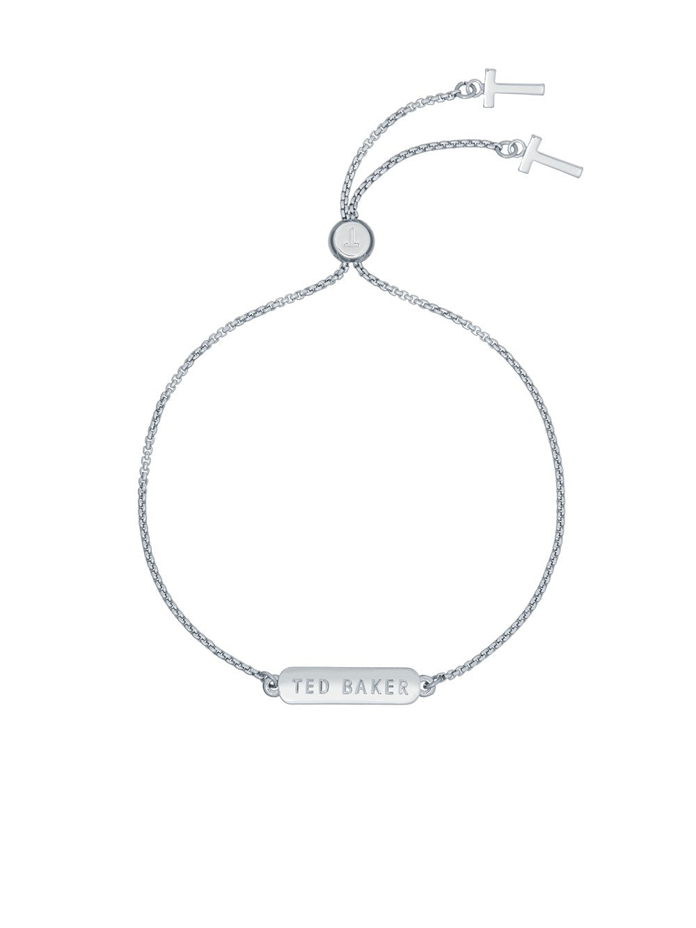 Ted Baker Silver Sparkle Bar Bracelet