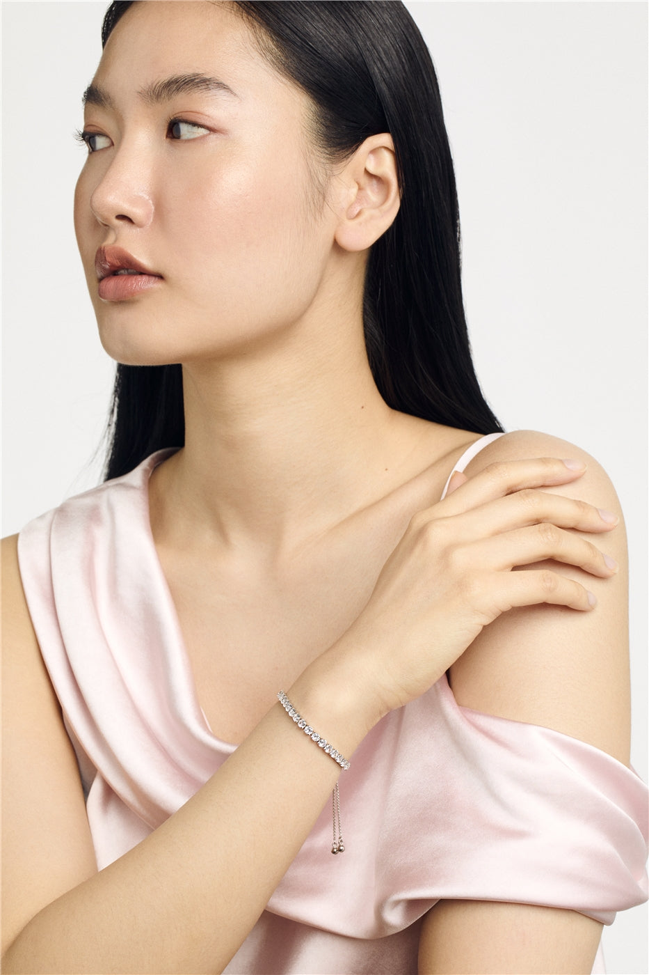 Ted Baker Silver Icon Crystal Bracelet