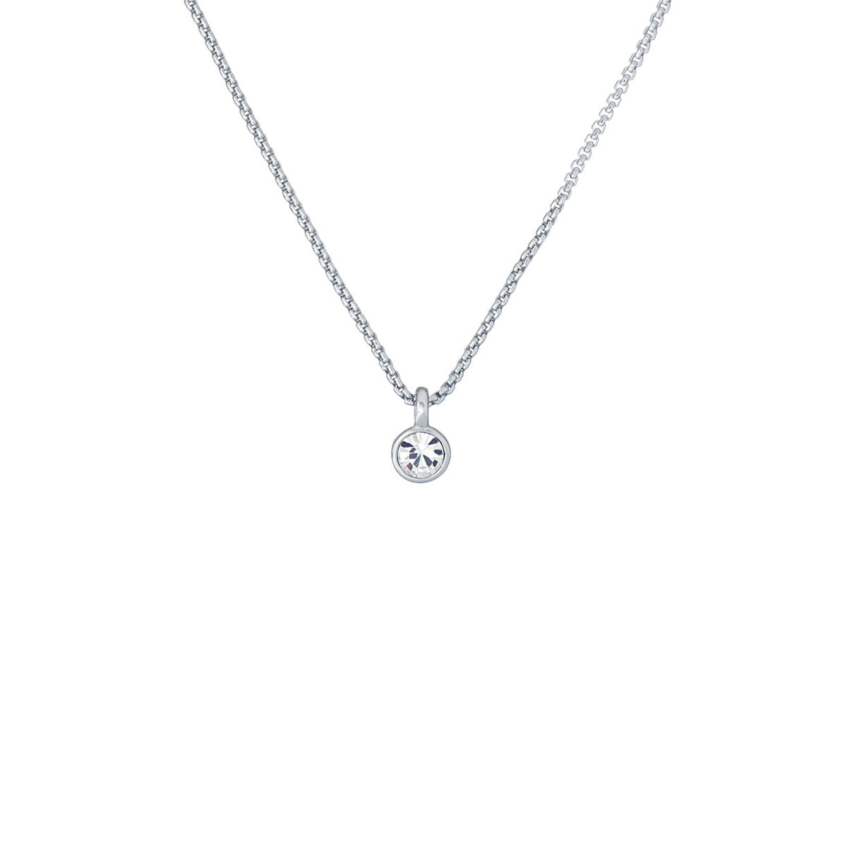 Ted Baker Silver Crystal Necklace