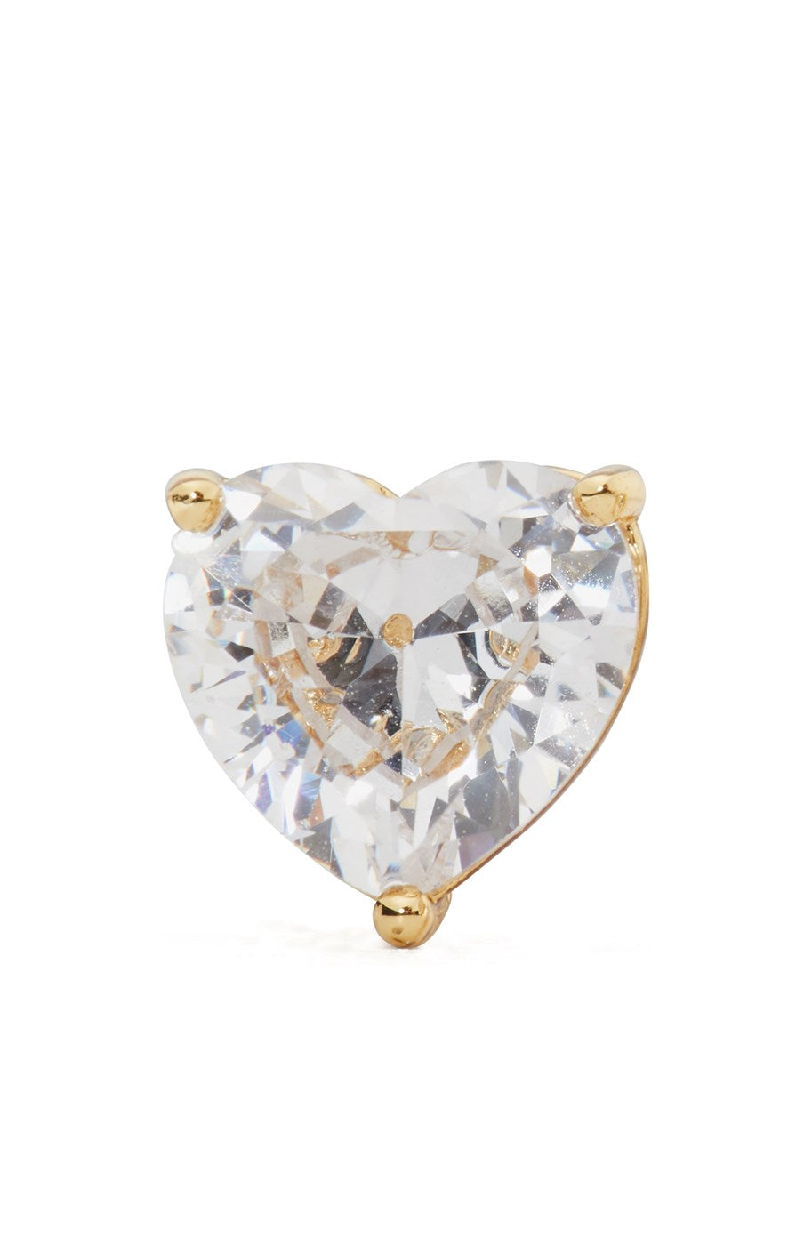 Kate Spade New York Gold Crystal Heart Earrings