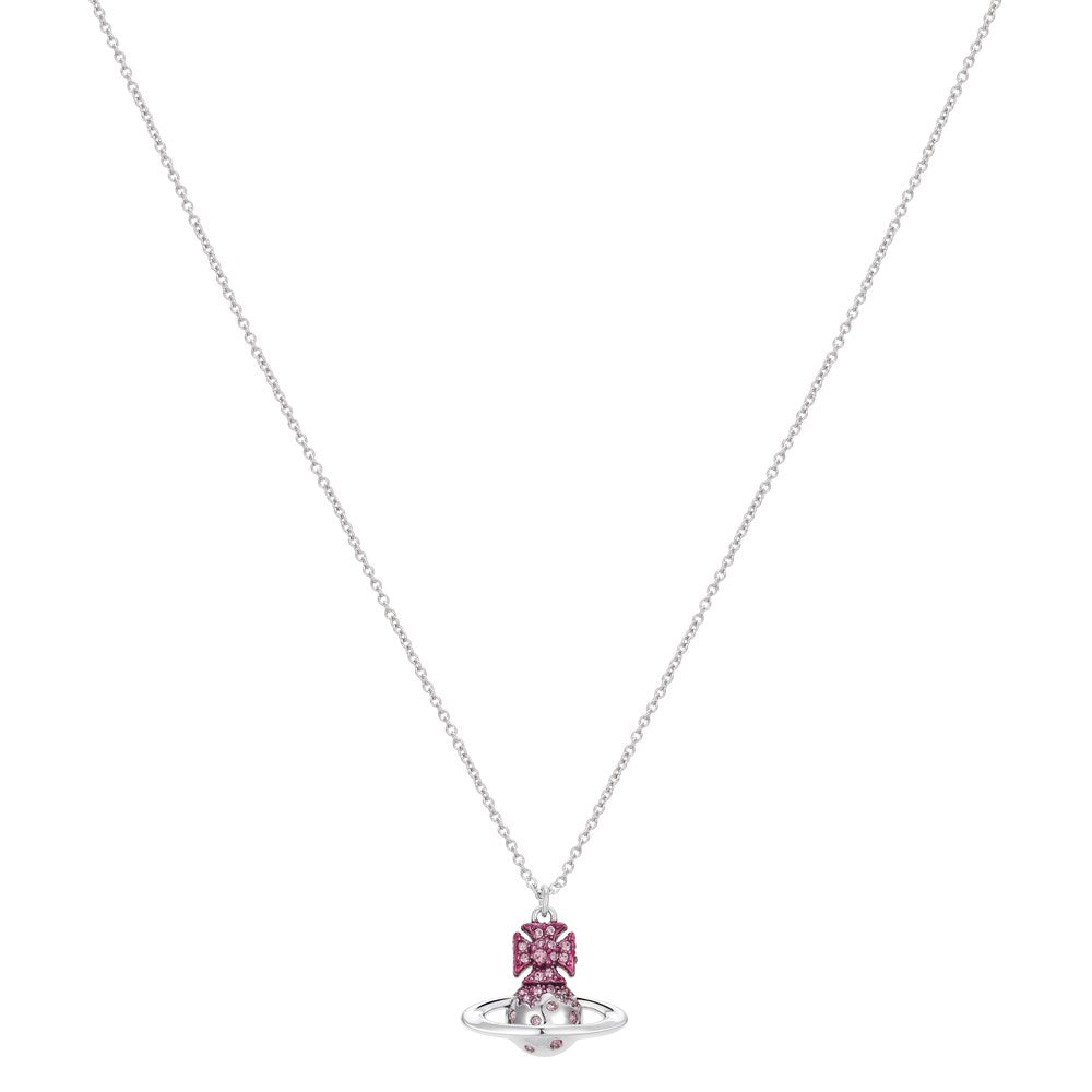 Vivienne Westwood Amethyst Crystal Porfiro Bas Relief Necklace
