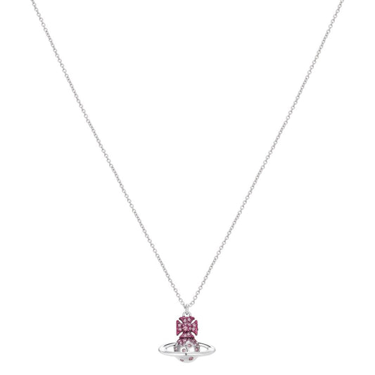 Vivienne Westwood Amethyst Crystal Porfiro Bas Relief Necklace
