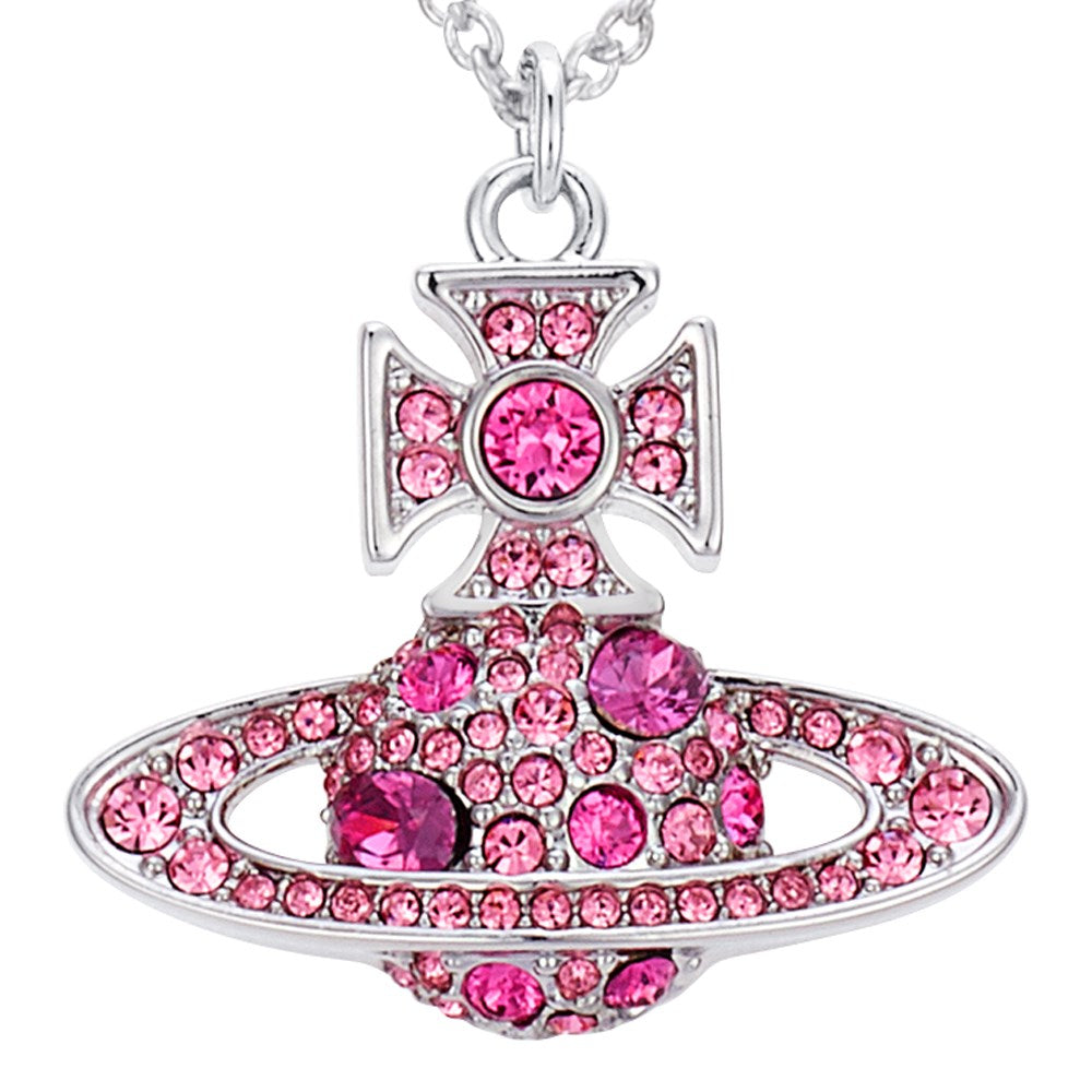 Vivienne Westwood Rose Crystal Francette Necklace