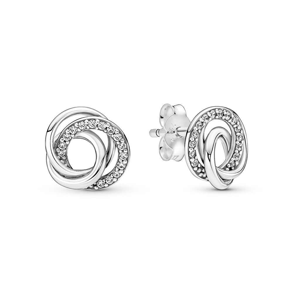 Pandora Family Circles Earrings