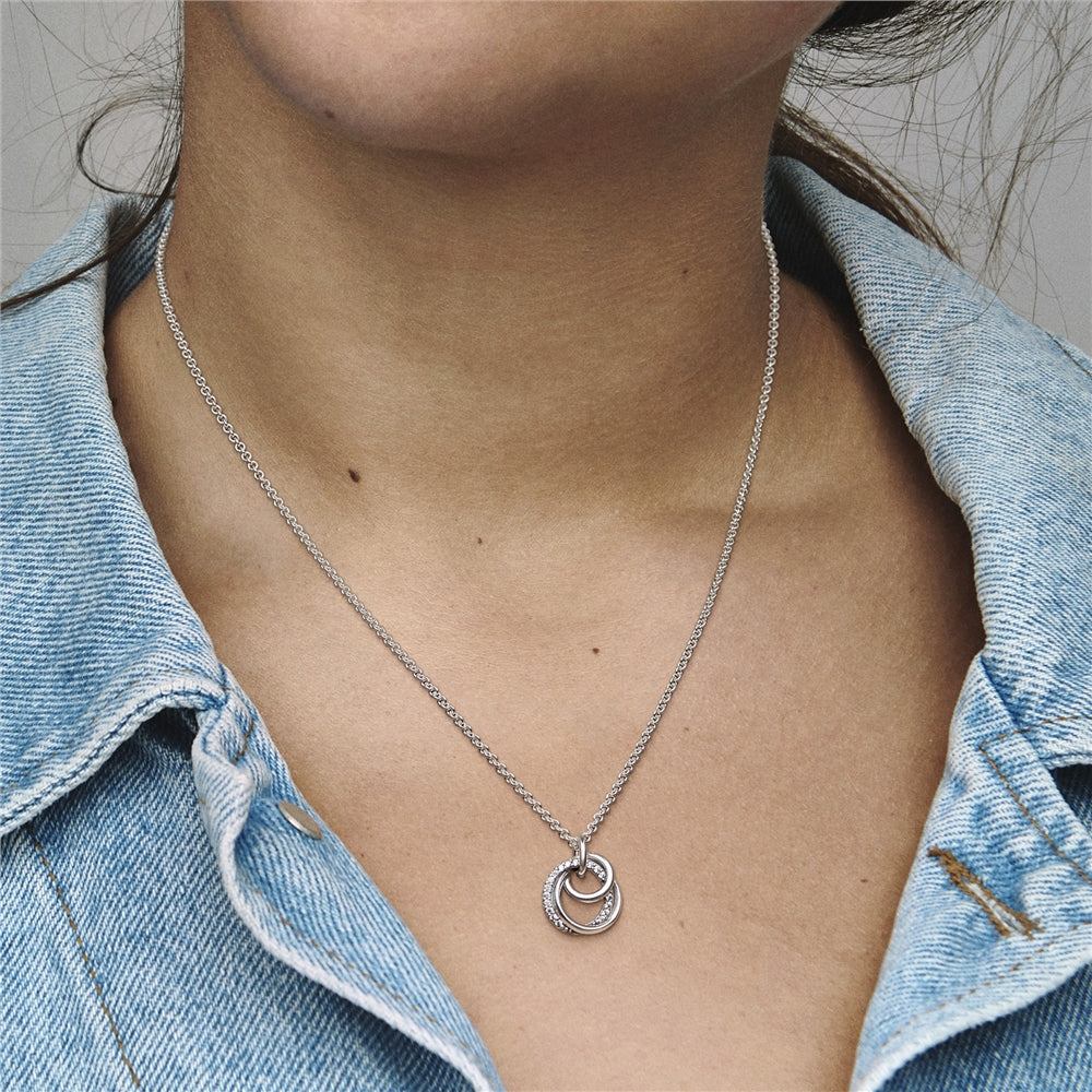 Pandora Family Circles Necklace
