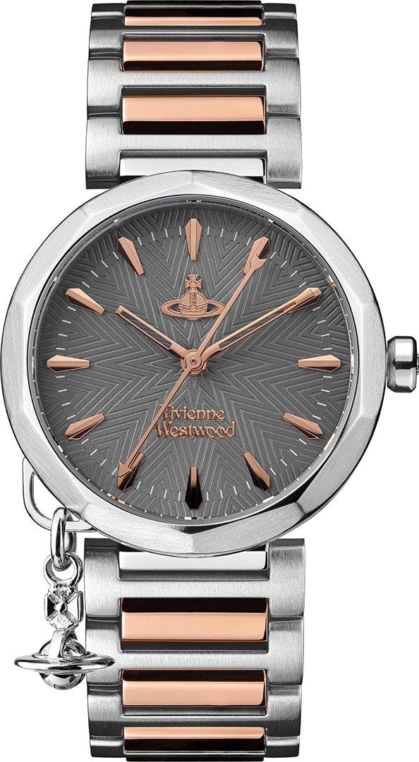 Vivienne Westwood Rose Gold + Grey Poplar Watch
